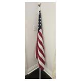 American Flag on Pole