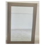 Wall Mirror grey framed