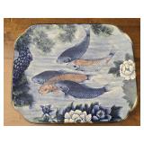 Oriental Style Koi Fish Platter
