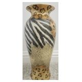 Animal Safari patchwork vase