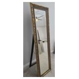 Beveled edge gold framed mirror