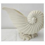 Nautilus shell vase / planter