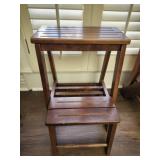 Wooden folding ladder chair