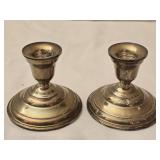 Premiere Sterling Weighted Candlestick Holders