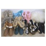 Lot of 9 pairs of womens shoes / boots