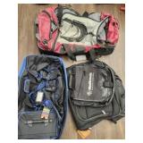 Lot of suit cases and bags