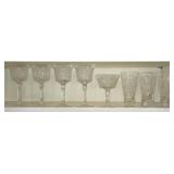 Shelf Lot of Misc Star of David Glasses SEE DESC