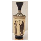 Ancient Greek Athena & Poseidon Lekythos Vase