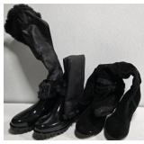 2 pairs of womens boots size 8.5
