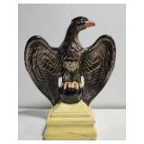 Vintage ceramic bald eagle figurine