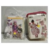 Lot of children's clothing patterns