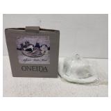 Oneida Jefferson butter dish still in packaging