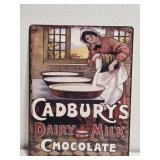 Metal Cadburys Dairy Milk Chocolate Sign
