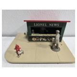 Vintage Plastic and metal Lionel newsstand