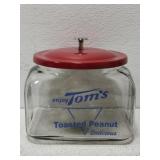 Glass Toms canister Cookie Jar New