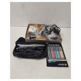 Tray lot of game controller cords and more