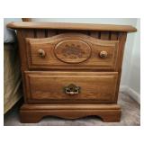 Set of 2 wooden night stands