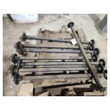 Pair of trailer axles SEE DESCRIPTION 12