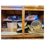 Contents of cabinets