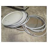 Estate lot of barrel lids