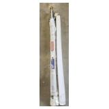 2 flag poles