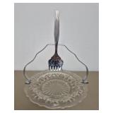 vintage Sheffield 3-piece seafood server set