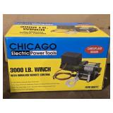 NEW Chicago Electric Power Tools 3000 lb Winch