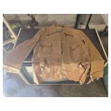 Kmart Leather look ladies pantcoat