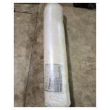 Roll of white vinyl