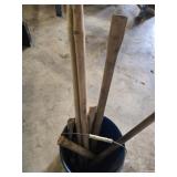 Wood handles
