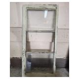 Vintage window MISSING ONE PANE