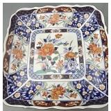 Japanese Kutani square plate