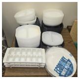 Estate lot of plastic trays
