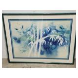 Laura Robinson 'Bamboo' watercolor painting