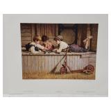 Jim Daly 'Dominoes' print ***