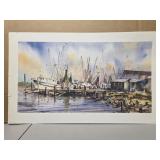 Signed 'Shem Creek' by Fouchï¿½ bolton