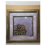 Framed wall art as is