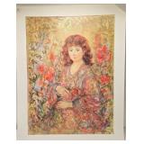Phyllis Print by Edna Hibel Exclusive Edition 572