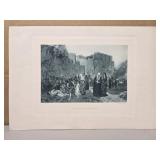 Vintage 'Insulting The Prisoners' print