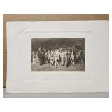 Vintage 'The Queen Of The Swords' print