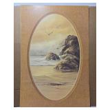 'Windswept Coast' by Blackman print on board