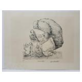 Seymour Rosenthal 'Treasure Seeker' print 41/200