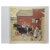 Norman Rockwell 'boss of the road' print
