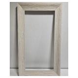 White Washed Faux Wood Frame 23 x 11