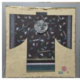 Signed Japanese style art
