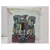 Decorative batik textile art piece