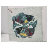 Decorative batik textile art piece