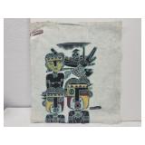 decorative batik textile art piece
