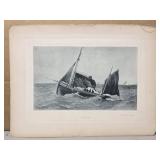 Vintage 'A Grand Time' print