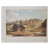 Russell May 'Cabin Across The Creek' print **